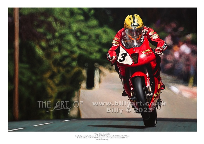 Joey Dunlop King of the Mountain 2000 Formula 1 24th TT Honda VTR